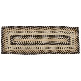 Cornbread Braided Rectangle Rug Runner 2X6