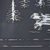 Black Bear Embossed Metal Lampshade 12"