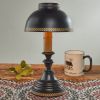 Black Tole Accent Lamp With Shade