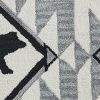 Tribal Hooked Rug Runner 2X6