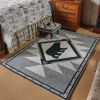Tribal Hooked Rug 4X6