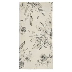 Midnight Floral Dishtowel