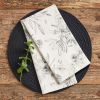Midnight Floral Dishtowel