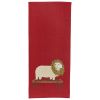 Sheep With Wreath Dishtowel