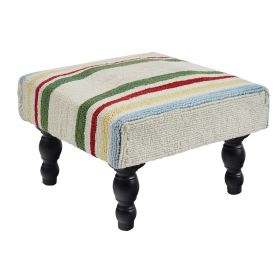 Camp Stripe Hooked Stool