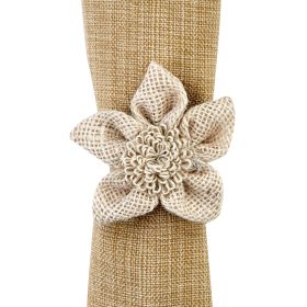Jute Flower Napkin Ring