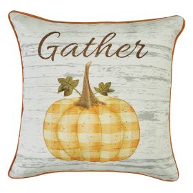 Punkin' Patch 20" Pillow Set Feather Down Insert