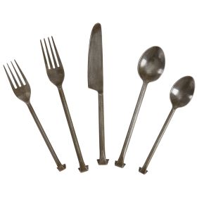 Forged Scroll Five Piece Place Setting