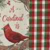 Wild And Beautiful Holiday Cardinal 2 Dishtowel Set
