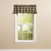 Wicklow Ruffled Valance 14" L - Black