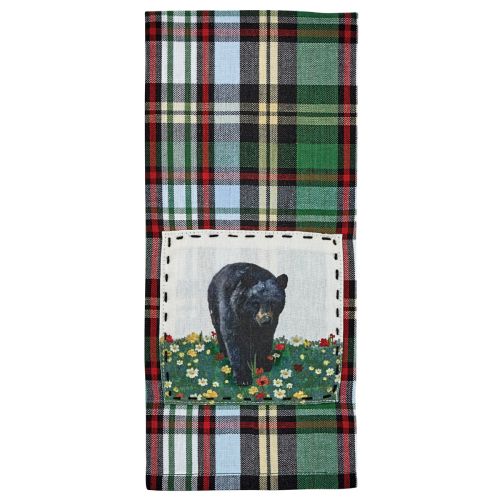 Happy Trails Mama Bear Dishtowel