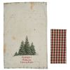Wild And Beautiful Holiday Christmas Tree 2 Dishtowel Set