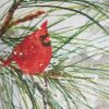 Flurry Snowman Pillow 10"