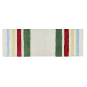 Camp Stripe Hooked Rug 2 x 6