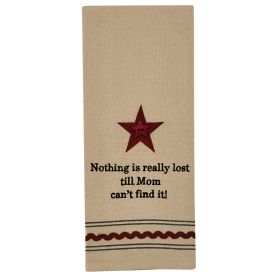 Nothing Till Mom Dishtowel
