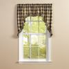 Wicklow Ruffled Swags 36" L - Black