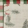 Wild And Beautiful Holiday Tree Patch Dishtowel