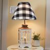White Lantern Lamp With Night Light
