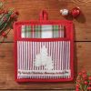 Tree Farm Pocket Potholder Set