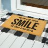 Look Up And Smile At The Camera Doormat