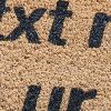 Just Text Me When You'Re Here Doormat