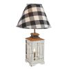 White Lantern Lamp With Night Light