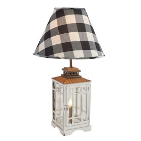 White Lantern Lamp With Night Light