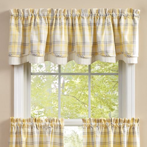 Meadowlark Lined Layered Valance 15" L