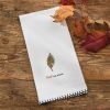 Leaf Me Alone Sentiment Dishtowel