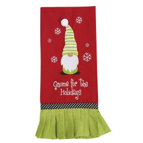 Gnome For The Holidays Decorative Dishtowel