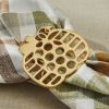 Gold Pumpkin Napkin Ring