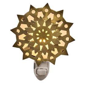Gold Snowflake Night Light