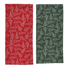 Trees Jacquard Dishtowel Set