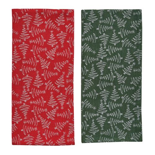 Trees Jacquard Dishtowel Set