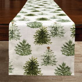 Rustic Christmas Table Runner 72" L