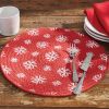Snowflake Round Placemat