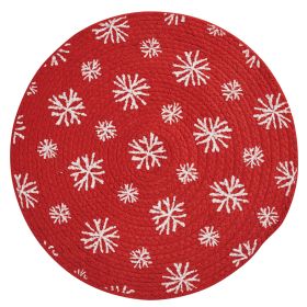 Snowflake Round Placemat