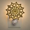 Gold Snowflake Night Light