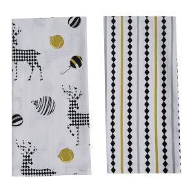 Tidings  Tinsel Dishtowel Set