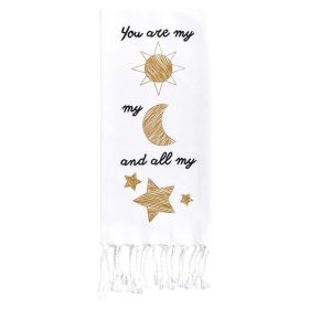 Sun Moon Stars Decorative Dishtowel