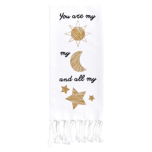 Sun Moon Stars Decorative Dishtowel