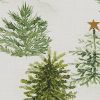 Rustic Christmas Placemat- Trees