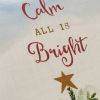 Rustic Christmas 16" Pillow Set Feather Down Insert