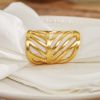 Jungle Leaf Gold Napkin Ring