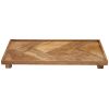 Herringbone Footed Serving Board Large