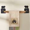 Wild Woods Bear Towel Bar 16"