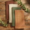 Solid Waffle Dishtowel - Moss