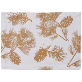 Patricia Heaton Home Gold Pinecone Placemat