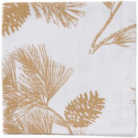 Patricia Heaton Home Gold Pinecone Napkin