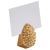 Patricia Heaton Home Pinecone Placecard Holder - Gold